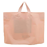 Panda Legends Apricot - 50 Pieces Plastic Shopping Bags Gift Bag Clear Boutique Bags Carry Bag