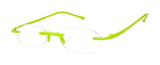 Scojo New York Gels Original Reading Glasses | 1.25x GREENSLEEVE | Readers for Men & Women | Stylish, Scratch-Resistant Lenses