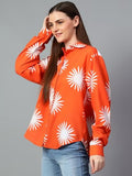 Kotty Women'S Oversized Cotton Blend Shirt(Multicolor,S)