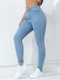 Toplot Skinny Fit Jeans For Women (Jeans-5152-Medium Wash-30),Medium Wash,30,B0CVV3G7B8