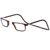 Clic Magnetic Reading Glasses for Men and Women, Computer Readers, Executive (M-XL, Tortoise, 3.00 Magnification)