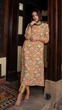 Gosriki Women'S Cotton Blend Straight Printed Kurta With Pant (Yadigara Green-Gs_L_Green_Large),Green,,B0D6KTVV2J
