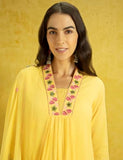 Kaari Cotton Womens Kurta Set (Kaaaw24Wskd-78848_Surajmukhi Yellow,Surajmukhi Yellow,Surajmukhi Yellow,M