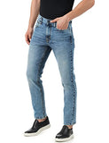 INKD Men's Lightweight & Stretchable Regular Fit Jeans,Sky Why