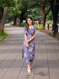 Gosriki Women'S Rayon Viscose Straight Printed Kurta With Pant (Tisur Begani-Vks01-Gs_L_Begani_Large),Begani,,B0F9X3PJ6Y