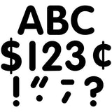 Black Classic Font 4 Letters Uppercase Pack, 81 Pieces Per Pack, 3 Packs