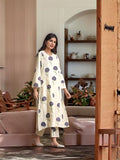 Anni Designer Women'S Rayon Viscose Printed Straight Kurta With Pant (Janya Begani_L_Begani_Large),Begani,L,Rayon,Regular,
