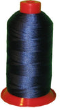 Bonded Nylon Sewing Thread #207 T210 1000yds for Outdoor, Leather (Navy Blue)