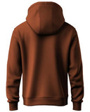 ADRO Hoodie for Men 320 GSM Soft Cotton Hoodies Long Lasting Prints New York Hoodie for Winter | Mens Hoodies | Sweatshirt for Men|H24-NEW-BR-S,Downtown Brown