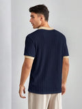 Toplot Polo T Shirt For Men || Men Casual T-Shirt || Polo For Man || Jacquard || Contrast Collar And Cuff || Value Pack (V-Jqrd-Solid-Polo-5245-Black-Navy-L),Black-Navy,,B0FD9KFLS9
