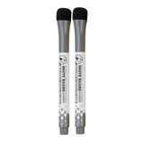 Accuprints Pack Of 2 White Board Markers For White Board Magnetic Dry Erase Markers Fine Tip Low-Odor Whiteboard Markers For Kid