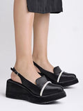 Shoetopia Women'S Block Heel Sandal,Black,7,B0CVBF4Y96