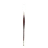 Grumbacher Goldenedge Golden Toray Liner Watercolor Brush, Synthetic Bristles, Size 2 (4623.2)