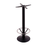 Holland Bar Stool Co. 214-16 Footring Table Base, Black Wrinkle
