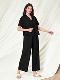 Toplot Jumpsuit For Women || Coordset For Women || Co Ord Western (Jump-Suit-5225-Black-S),Black,,B0DSWDR943