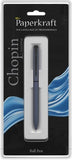 Paperkraft Chopin Lissome - Blue Ball Pen(Pack Of 1)|Elegant & Classic Matte Black Finish|Premium Gifting Products|All Metal Bod