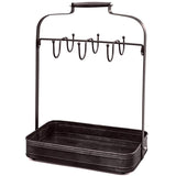 Farmhouse Coffee Mug Rack Black