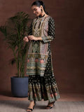 Libas Women'S Silk Blend Kurta Set (36996 Multicolour S