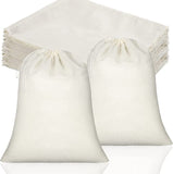 Herbal Wonder 25 Pcs (10 x 12 Inch) Muslin Bags Cotton Drawstring Bags Sachet Bag for Home Supplies Potli Bag