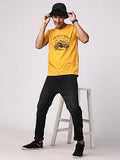 Adro Men'S Regular Fit T-Shirt (Rnr-M-Ame-Mu-L_Mustard_Large)