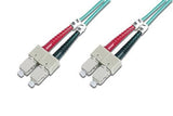 Addon 1M Sc To Sc Aqua Om4 Duplex Ofnr (RiserRated) Fiber Patch Cable