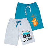 Kyda Kids Unisex Child Cotton Printed Regular Fit Shorts - Multicolor(Pack Of 2)(Desert-Sh-C2_5-6Yrs)