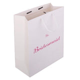 TRENDIVIBE 10x Large The Bridesmaid Wedding Party Paper Gift Favour Bag Handle White