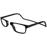 Clic Magnetic Reading Glasses for Men or Women, Soft Foldable Band, Computer Readers, Nashi (S-XL, Black, 3.50 Magnification)