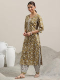 Libas Women'S Cotton Kurta Set (400075O Mustard M