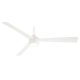 MINKA-AIRE F626L-WHF Skinnie 56 Ceiling Fan with Integrated LED Light in Flat White Finish