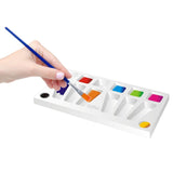 Soni Officemate Colour Mixing Palette (with Out Paint Brush) | Pack of 3 | Lightweight | for Acrylic, Watercolour, Oil Painting