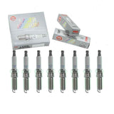 8 pc NGK Laser Iridium Spark Plugs compatible with Chevrolet Silverado 1500 5.3L 6.2L V8 2014-2020