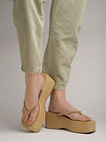 Shoetopia Girls P-Chain Cream Wedge Sandal - 4 Uk (Girls-P-Chain-Cream),Cream,4,B0CQK4D5L9