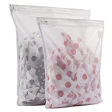 Sandesh Mesh Laundry Clothes Washing Bag for Washing Machine Combo of 01 Medium and 01 Large(02 Bag)