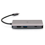 Usb-C 8-In-1 Mini Dock With Hdmi, 3X Usb-A, Ethernet, Sd Card Reader, And Usb-C Power Delivery Up To 100W - 4K 30Hz