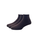 Van Heusen Mens Cotton Ankle Length Socks (Pack Of 3) Brown