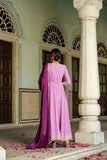 Anni Designer Women'S Rayon Blend Solid Anarkali Kurta With Pant & Dupatta (Kuspari Lavender_S_Purple_Small),Lavender,S,Rayon Blend,Anarkali,