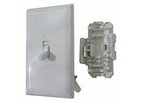 Valterra Diamond Group (WDS151WT White Speed Box Toggle Switch with Cover