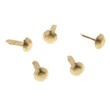 MERISHOPP 800 Pieces Metal Round Head Brads Paper Craft Scrapbook Fasteners