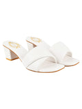 Shoetopia Stylish Solid White Block Heels For Women & Girls /Uk4,White,4,B0BYP9PL5Z