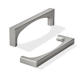 khtumeware 10 Pack Solid Handles 4-Inch(102mm) Brushed Nickel Cabinet Pulls,Heavy Duty for Kitchen Cabinets, Cupboards, Drawers