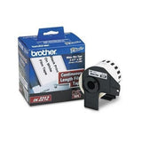 Brother DK2212 Continuous Length Film Tape 2.44 Width x 50 ft Length Direct Thermal White 1 / Roll