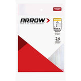 Arrow BSS-6 All Purpose Slow Set Mini Glue Sticks For Hot Glue Guns, Use for High Temp and Low Temp Crafting, Hobbies, and General Repair Projects, 4-Inch by 1/2-Inch, Clear, 24 Count