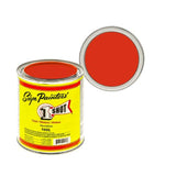 1 Shot Lettering Enamel Paint, Professional Pinstriping and Lettering Paint 8 OUNCE CAN- 1/2 PINT 142L/8Z (142L- Emerald Green)