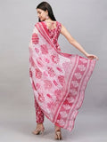 Anni Designer Women'S Rayon Blend Straight Printed Kurta With Pant & Dupatta (Ball-Pink-Rms_Xl_Pink_X-Large),Pink,XL,Rayon Blend,Regular,