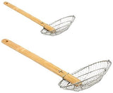 M.V. Trading SSK8 Stainless Steel Asian Spider Skimmer Strainer with Bamboo Handle, 8-Inches