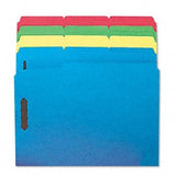 Smead Top Tab Fastener Folders FOLDER,LTR 1/3 2K1&3,AST BL11 BLU (Pack of2)