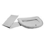 SP BelArt 30024 Ableware Inflatable Crescent Shaped Shampoo Basin, Shallow, White