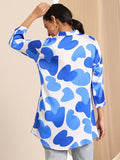 Libas Women'S Silk Blend Printed Regular Tunics (98166 White White L