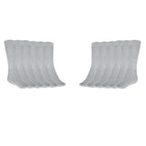 Mukhaksh (Pack Of 6 Pairs = 12 Socks Men Boys Fine Cotton Milange Light Grey Long Calf Socks With Multiple Packs